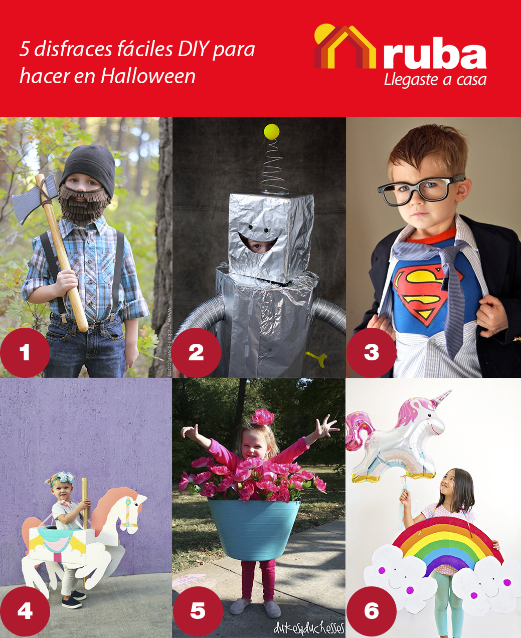 5 Disfraces Fáciles Diy Para Hacer En Halloween Ruba Llegaste A Casa
